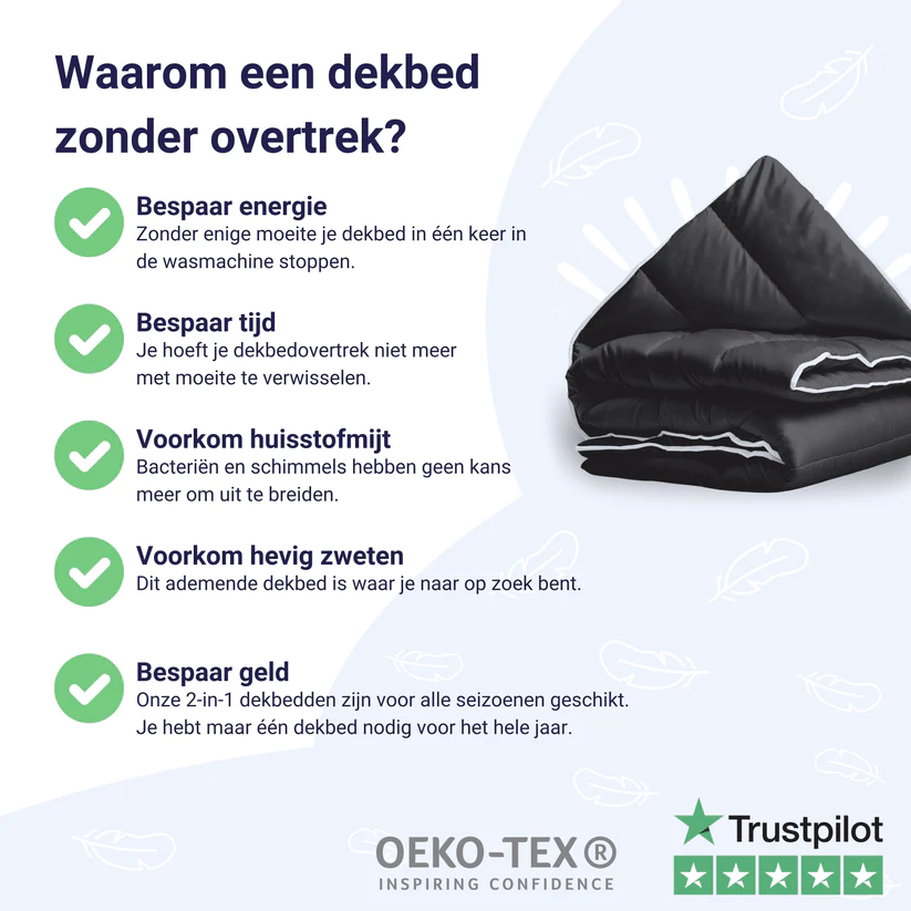 hoesloos dekbed ideaal