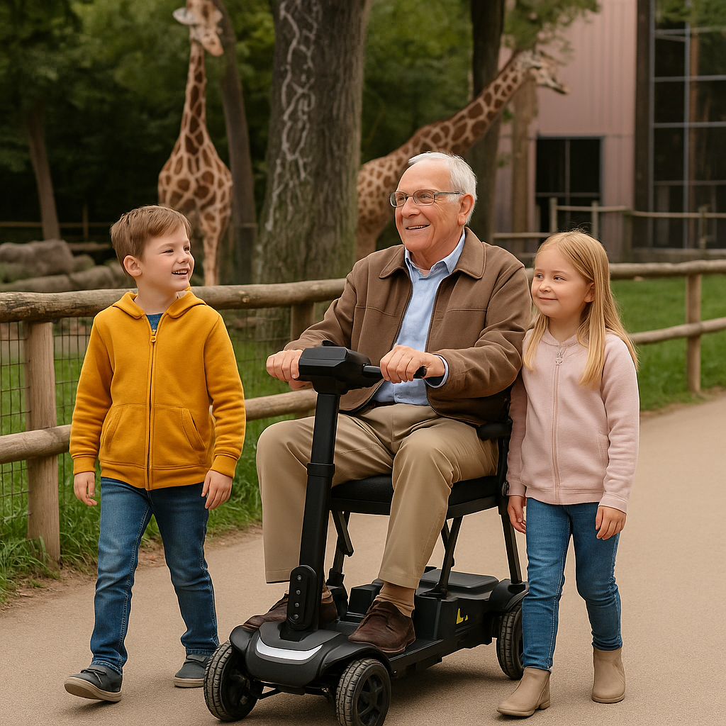 lichtgewicht scootmobiel dierentuin